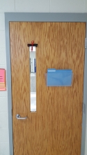 Classroom Door Lockdown Shade