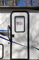 RV Entry Door Window Cover American Flag 2