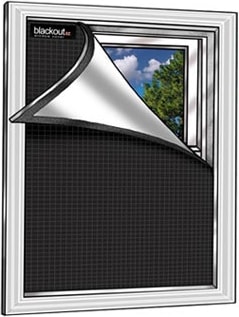 Blackout Ez Window Covers 100 Total, Light Blocking Blinds For Windows